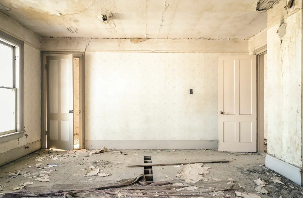 Waste disposal crew managing a cleanout project in Orchidlands Estates